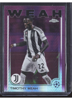 Timothy Weah, Kartička, Topps Chrome UEFA Club Competitions 2024-2025, LIMIT