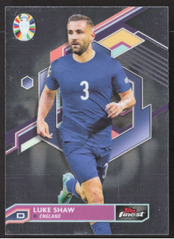Luke Shaw, Kartička, 2024 Topps Finest Road to UEFA Euro , BASE