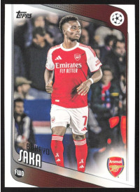 Bukayo Saka, Kartička, 2025-26 Topps UEFA Club Competitions, BASE