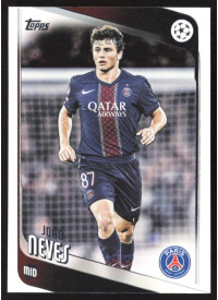 João Neves, Kartička, 2025-26 Topps UEFA Club Competitions, BASE