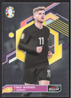 Timo Werner, Kartička, 2024 Topps Finest Road to UEFA Euro , BASE