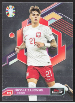 Nicola Zalewski, Kartička, 2024 Topps Finest Road to UEFA Euro , BASE