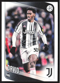 Jonathan David, Kartička, 2025-26 Topps UEFA Club Competitions, BASE
