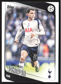 Brennan Johnson, Kartička, 2025-26 Topps UEFA Club Competitions, BASE