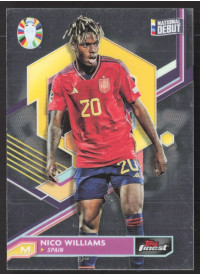 Nico Williams, Kartička, 2024 Topps Finest Road to UEFA Euro , BASE