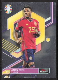 Ansu Fati, Kartička, 2024 Topps Finest Road to UEFA Euro , BASE