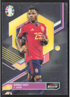 Ansu Fati, Kartička, 2024 Topps Finest Road to UEFA Euro , BASE