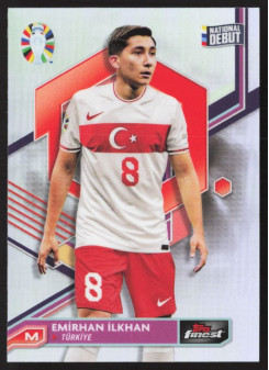 Emirhan ølkhan, Kartička, 2024 Topps Finest Road to UEFA Euro , Refractor