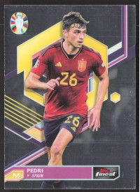 Pedri, Kartička, 2024 Topps Finest Road to UEFA Euro , BASE