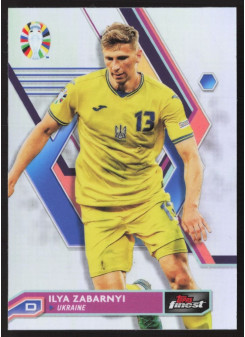 Ilya Zabarnyi, Kartička, 2024 Topps Finest Road to UEFA Euro , Refractor