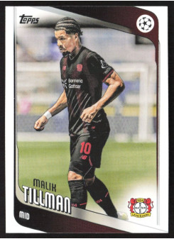 Malik Tillman, Kartička, 2025-26 Topps UEFA Club Competitions, BASE