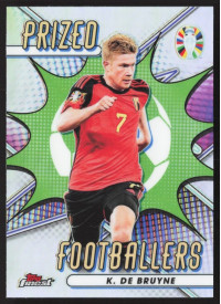 Kevin De Bruyne, Kartička, 2024 Topps Finest Road to UEFA Euro , INSERT