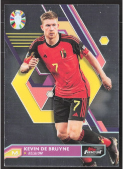 Kevin De Bruyne, Kartička, 2024 Topps Finest Road to UEFA Euro , BASE