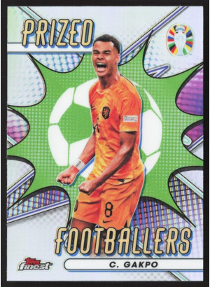 Cody Gakpo, Card, 2024 Topps Finest Road to UEFA Euro , INSERT
