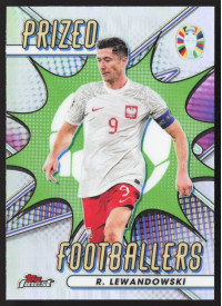 Robert Lewandowski, Kartička, 2024 Topps Finest Road to UEFA Euro , INSERT