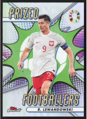 Robert Lewandowski, Card, 2024 Topps Finest Road to UEFA Euro , INSERT