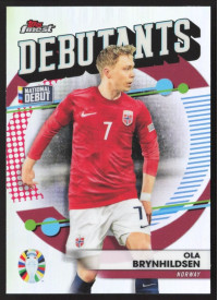 Ola Brynhildsen, Kartička, 2024 Topps Finest Road to UEFA Euro , INSERT