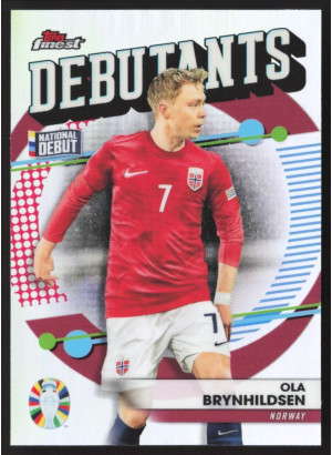Ola Brynhildsen, Card, 2024 Topps Finest Road to UEFA Euro , INSERT