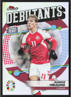 Rasmus Højlund, Kartička, 2024 Topps Finest Road to UEFA Euro , INSERT