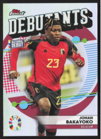 Johan Bakayoko, Kartička, 2024 Topps Finest Road to UEFA Euro , INSERT