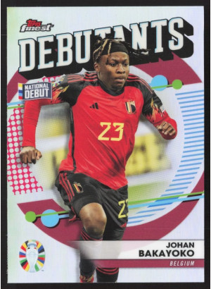 Johan Bakayoko, Card, 2024 Topps Finest Road to UEFA Euro , INSERT