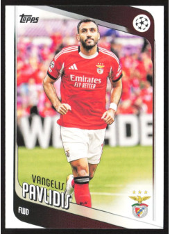Vangelis Pavlidis, Kartička, 2025-26 Topps UEFA Club Competitions, BASE