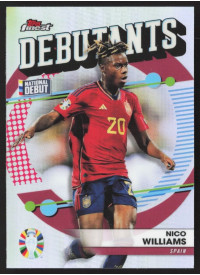 Nico Williams, Kartička, 2024 Topps Finest Road to UEFA Euro , INSERT