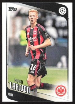 Hugo Larsson, Kartička, 2025-26 Topps UEFA Club Competitions, BASE