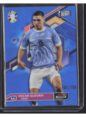 Oscar Gloukh, Card, 2024 Topps Finest Road to UEFA Euro , LIMIT