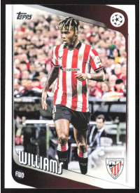 Nico Williams, Kartička, 2025-26 Topps UEFA Club Competitions, BASE