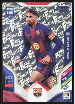 Ronald Araújo, Kartička, 2026 Panini Adrenalyn XL FIFA 365, INSERT