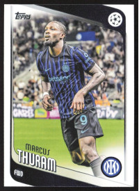 Marcus Thuram, Kartička, 2025-26 Topps UEFA Club Competitions, BASE