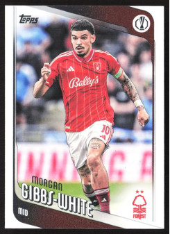 Morgan Gibbs-White, Kartička, 2025-26 Topps UEFA Club Competitions, BASE