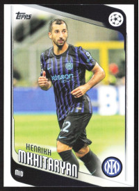 Henrikh Mkhitaryan, Kartička, 2025-26 Topps UEFA Club Competitions, BASE