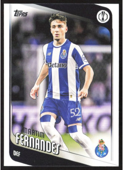 Martim Fernandes, Kartička, 2025-26 Topps UEFA Club Competitions, BASE