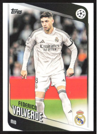 Federico Valverde, Kartička, 2025-26 Topps UEFA Club Competitions, BASE