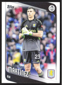 Emiliano Martínez, Kartička, 2025-26 Topps UEFA Club Competitions, BASE