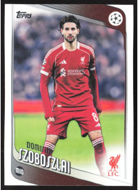 Dominik Szoboszlai, Kartička, 2025-26 Topps UEFA Club Competitions, BASE