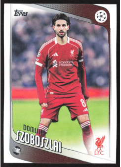 Dominik Szoboszlai, Kartička, 2025-26 Topps UEFA Club Competitions, BASE