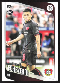 Claudio Echeverri, Kartička, 2025-26 Topps UEFA Club Competitions, BASE