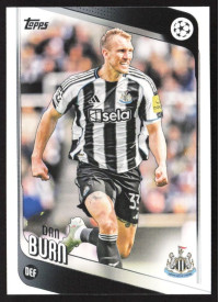 Dan Burn, Kartička, 2025-26 Topps UEFA Club Competitions, BASE
