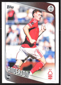 Elliot Anderson, Kartička, 2025-26 Topps UEFA Club Competitions, BASE