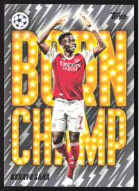 Bukayo Saka, Kartička, 2025-26 Topps UEFA Club Competitions, INSERT