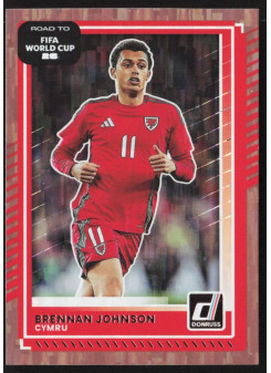 Brennan Johnson, Kartička, 2026 Panini Donruss Road to FIFA World Cup, Bronze