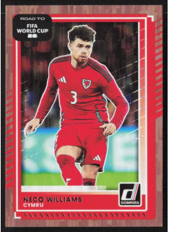 Neco Williams, Kartička, 2026 Panini Donruss Road to FIFA World Cup, Bronze
