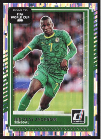 Nicolas Jackson, Kartička, 2026 Panini Donruss Road to FIFA World Cup, Silver