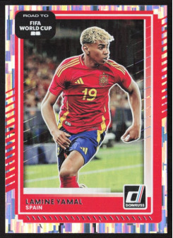 Lamine Yamal, Card, 2026 Panini Donruss Road to FIFA World Cup, Silver