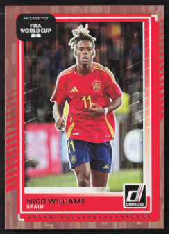 Nico Williams, Card, 2026 Panini Donruss Road to FIFA World Cup, Bronze