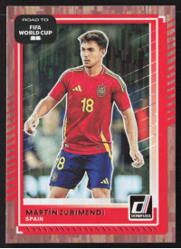 Martin Zubimendi, Kartička, 2026 Panini Donruss Road to FIFA World Cup, Bronze