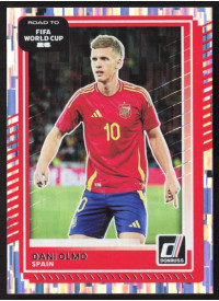Dani Olmo, Kartička, 2026 Panini Donruss Road to FIFA World Cup, Silver